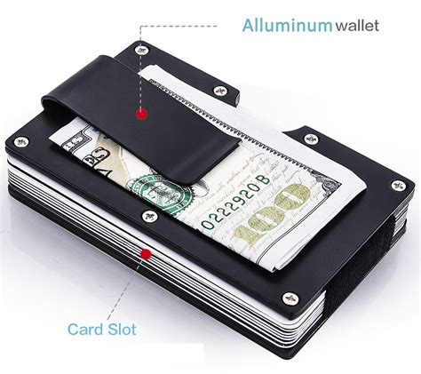 rfid blocking credit card holder wallet money clip case|strong magnetic money clip wallet.